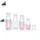 Custom Cosmetic Bottles in Pink & White - Various Sizes - High Quality 1