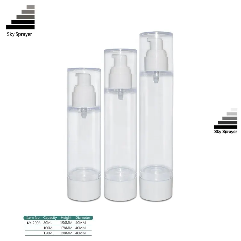Empty Airless Pump Bottle - High Quality Cosmetic Dispenser 1