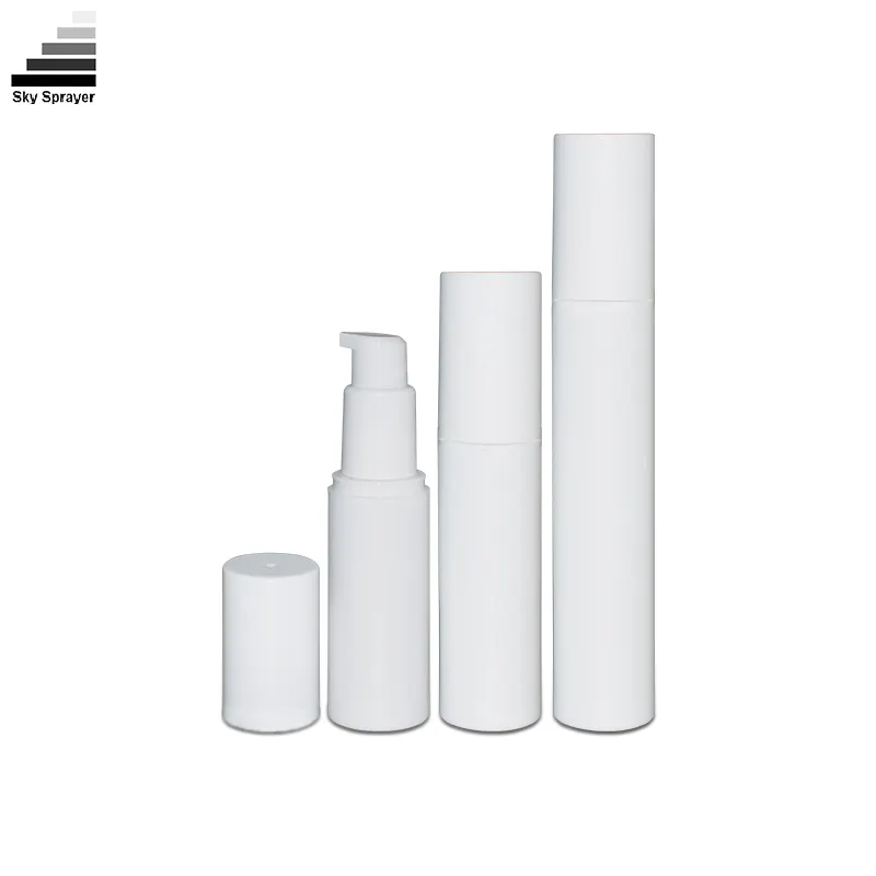 Silver Matte Airless Pump Bottle - Versatile and Practical 1