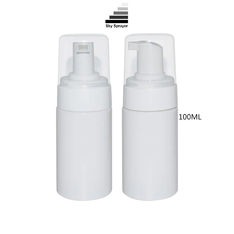 100ml Matte White Airless Pump Bottle - Ideal for Cosmetics 1