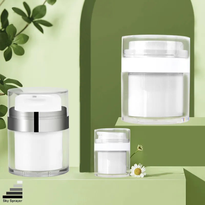 Precision Finish Airless Pump Bottle - Empty Cosmetic Bottles 1