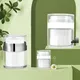 Precision Finish Airless Pump Bottles with Spray Cap - Cosmetic Jar Containers 1