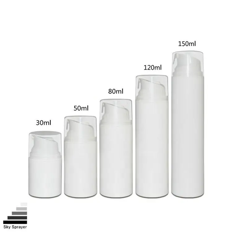 Clear Airless Pump Bottle - Eco-Friendly Cosmetic Packaging (30-150ml) 1
