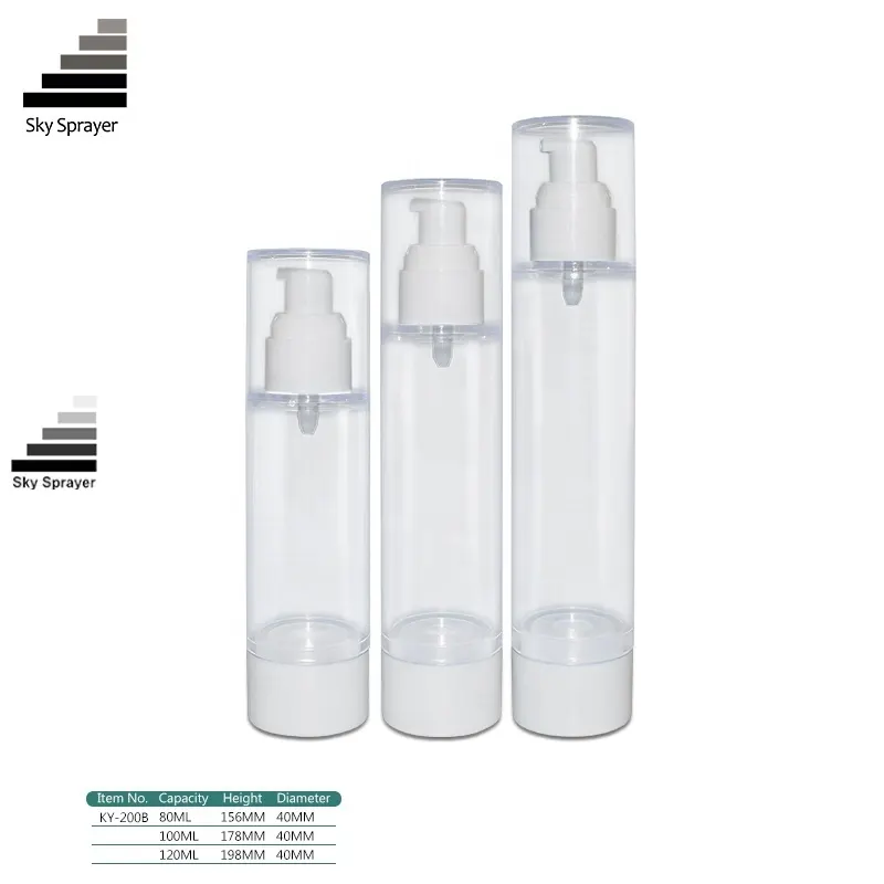 Airless Serum Pump Bottles - High Quality Plastic Dispenser 1