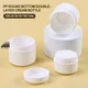 White PP Cream Box Jar - Range of Sizes Available - Plastic Cosmetic Container 1