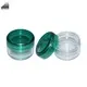 20ml Green Lid Double Wall Airless Cream Cosmetic Jars - Customize Available 1