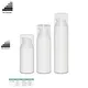 Portable White Cosmetic Skin Cream PP Bottle - Airless Pump Container 1