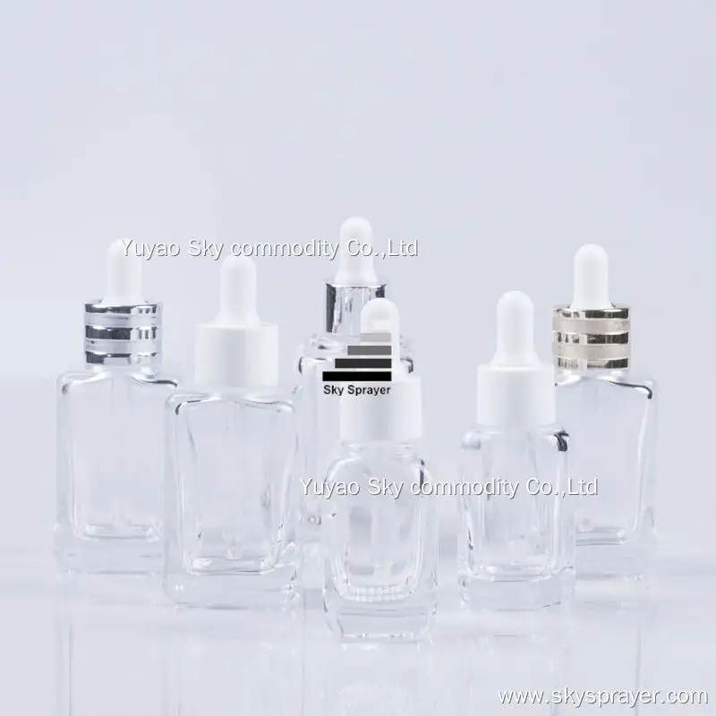50ml Clear Luxury Glass Dropper Bottle - Customizable Design, Superior Quality, Market Leading Sky Sprayer 1
