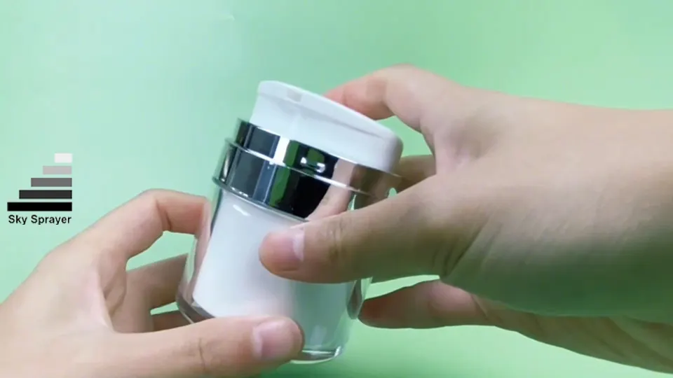 15ml Airless Pump Bottles for Cosmetic/Skincare - Rotary Airless Pump Technology 1