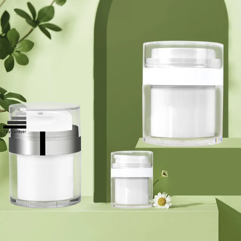 Airless Pump Bottle Set - Precision Finish, Refillable, Travel-Friendly. 1