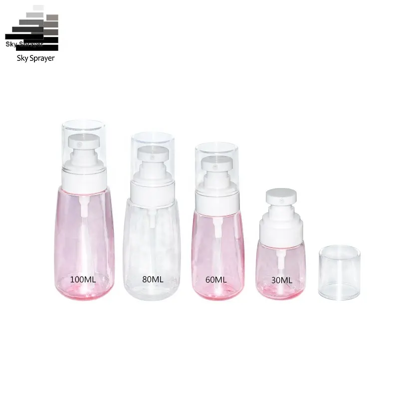 Pink & White Personal Care Plastic Bottles - Competitive, Various Sizes - SKY SPRAYER - Zhejiang, China - KY-PET02-003 1