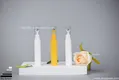 15g Round Ball Eye Cream Bottle with Press Essential Oil Bead Massage - Customizable Specifications, Bamboo Airless Bottle 1