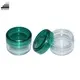 20ml Green Lid Double Wall Airless Cosmetic Jars - Bulk 1