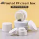 PP Frosted Plastic Cosmetic Mask Jar Set - Small Sizes - Customizable 1