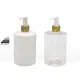 500ml Boston Round Cosmetic PET Plastic Lotion Pump Bottle - Factory Direct Sale 1