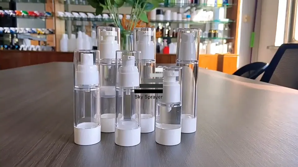Airless Cosmetic Bottles Wholesale - Precision Finish, Various Sizes 1