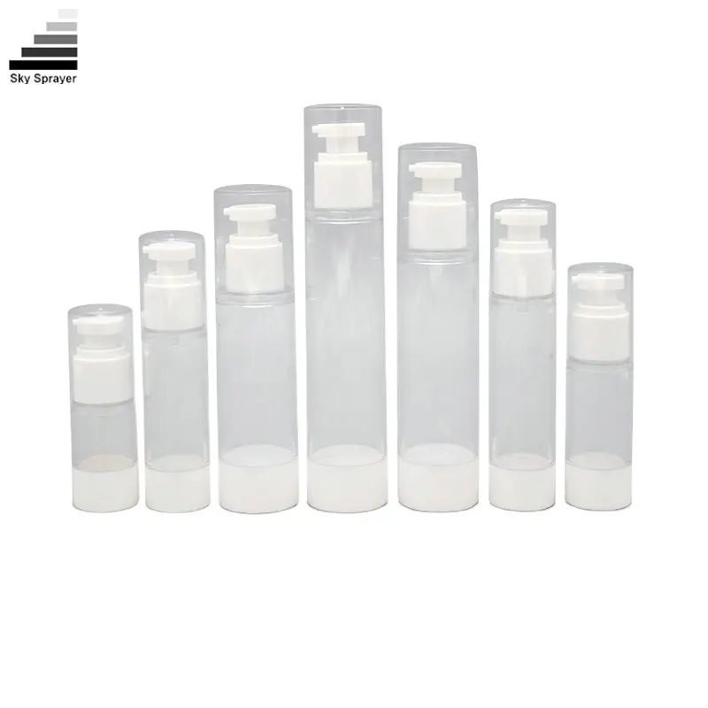 PP White Airless Pump Bottles - Reliable Performance 1