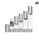 15ml 30ml Luxury Silver Airless Pump Bottles 1