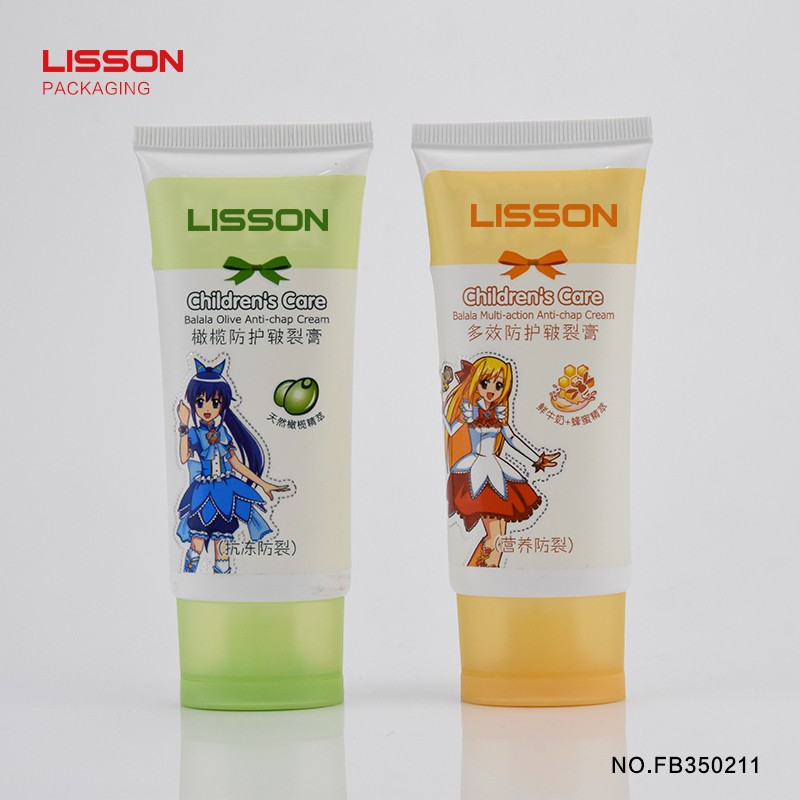 refillable hand cream tube packaging screw cap for packing Lisson 4