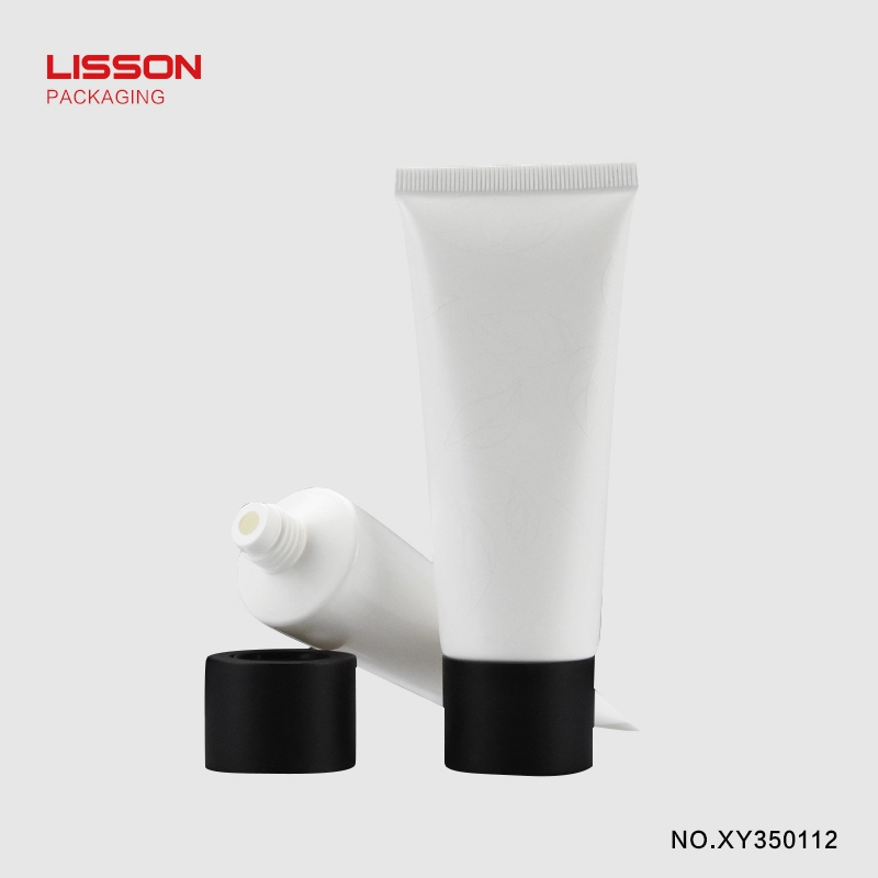 custom cosmetic tube manufacturing D35 Round tube with hemisphere hollow top screw cap 1