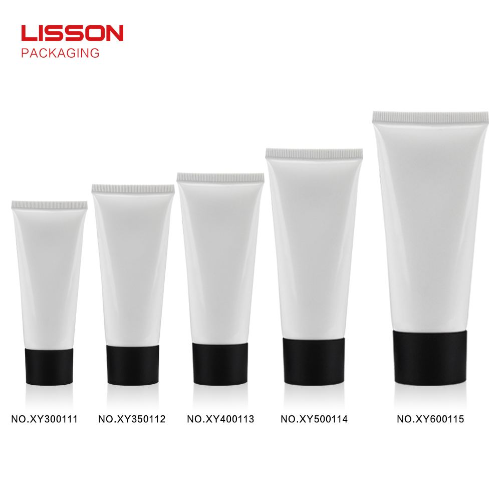 screw cap plastic tube caps high-end for cream Lisson 3
