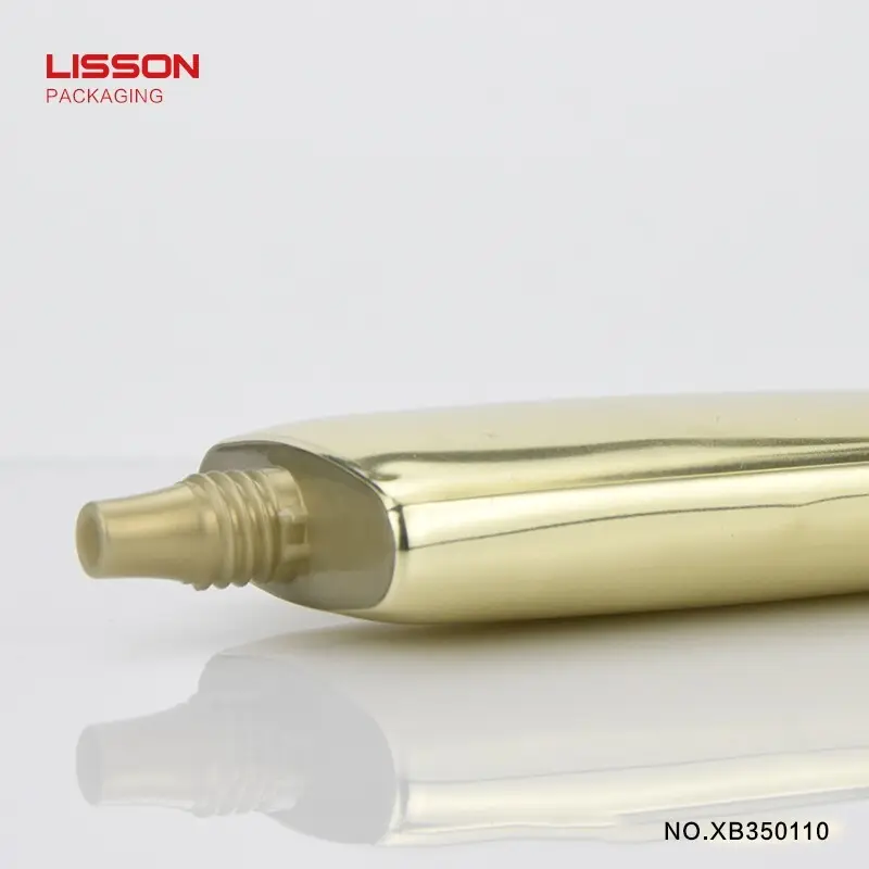 logo printed cosmetic tube flip top cap for packing 7