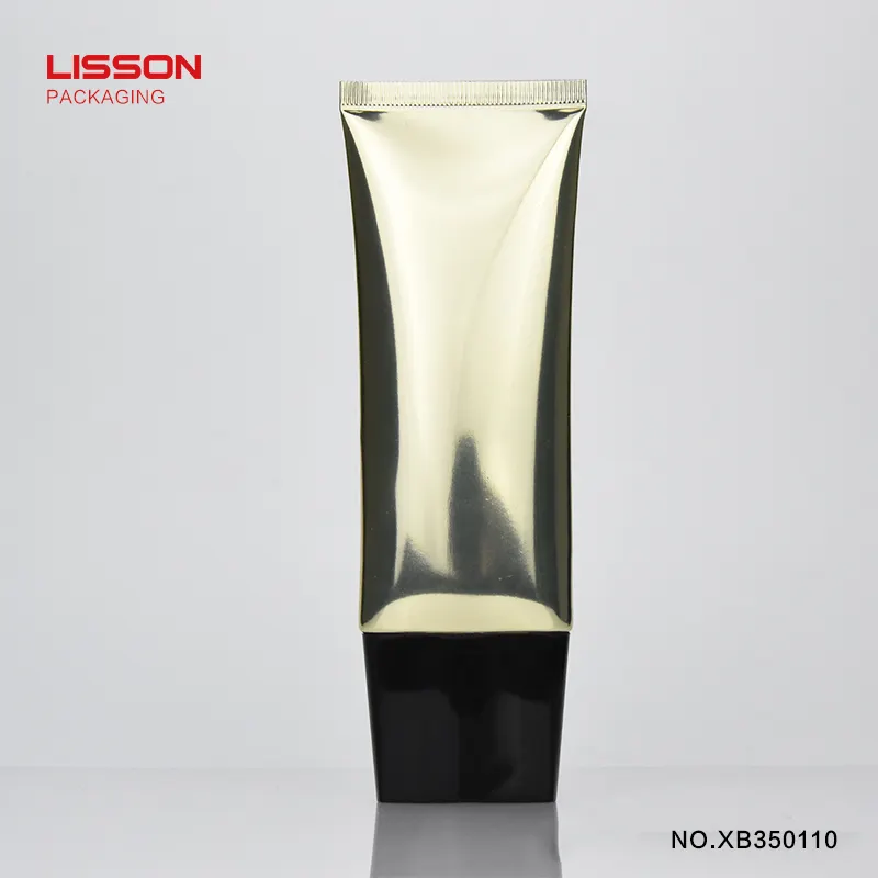 logo printed cosmetic tube flip top cap for packing 4