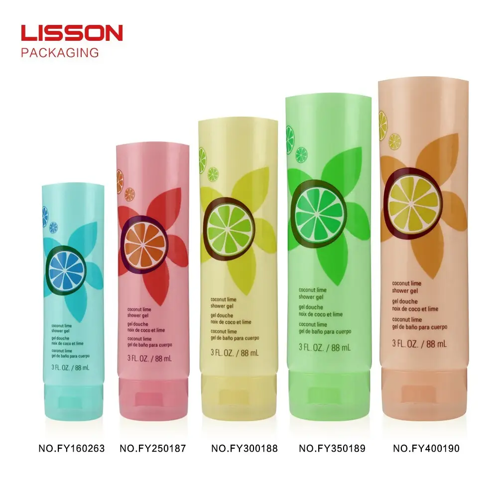 high quality cosmetic tube packaging with cap wholesale for cleanser 3