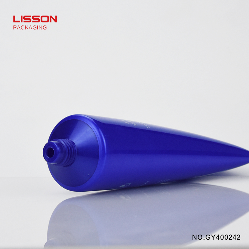 Custom hotel shampoo plastic soft tube with acrylic screw cap 3