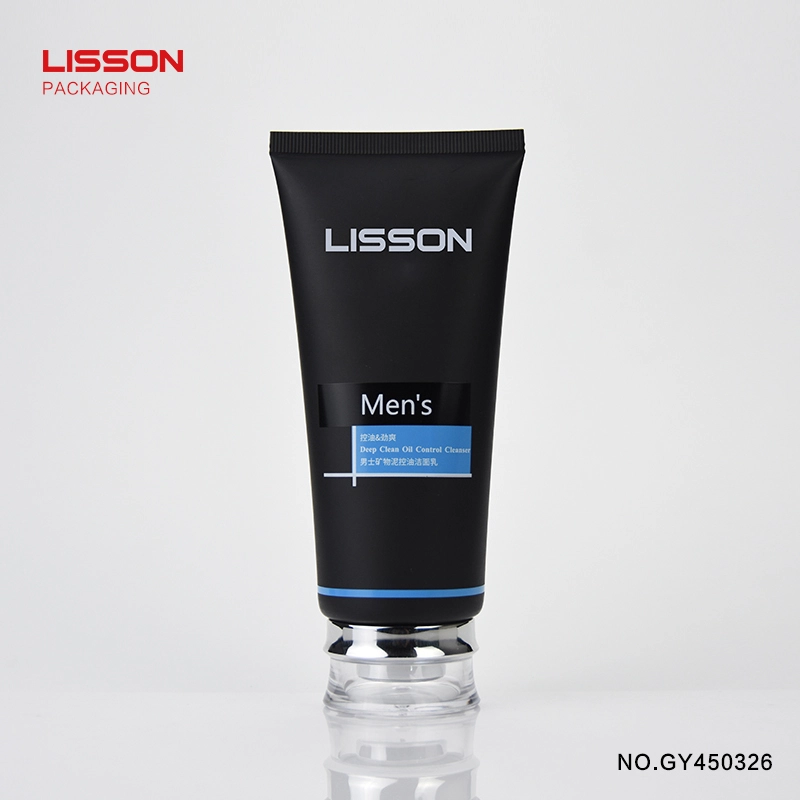 150ml Men’s facial washer cosmetic plastic packaging tube 1
