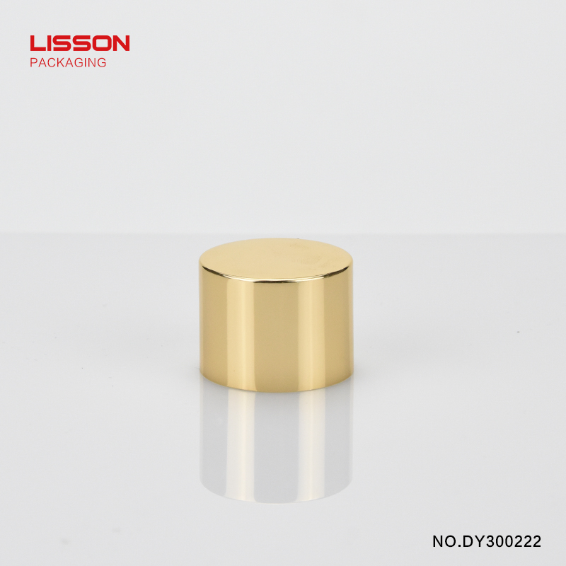golden empty tubes for creams aluminium Lisson 8