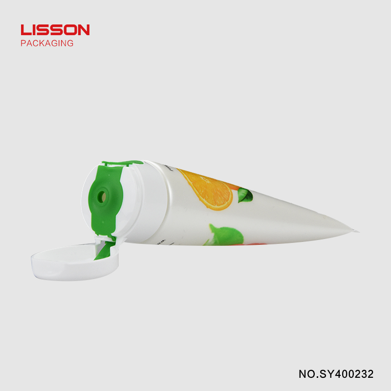 Lisson custom shape empty squeeze tube containers oval for packing 5