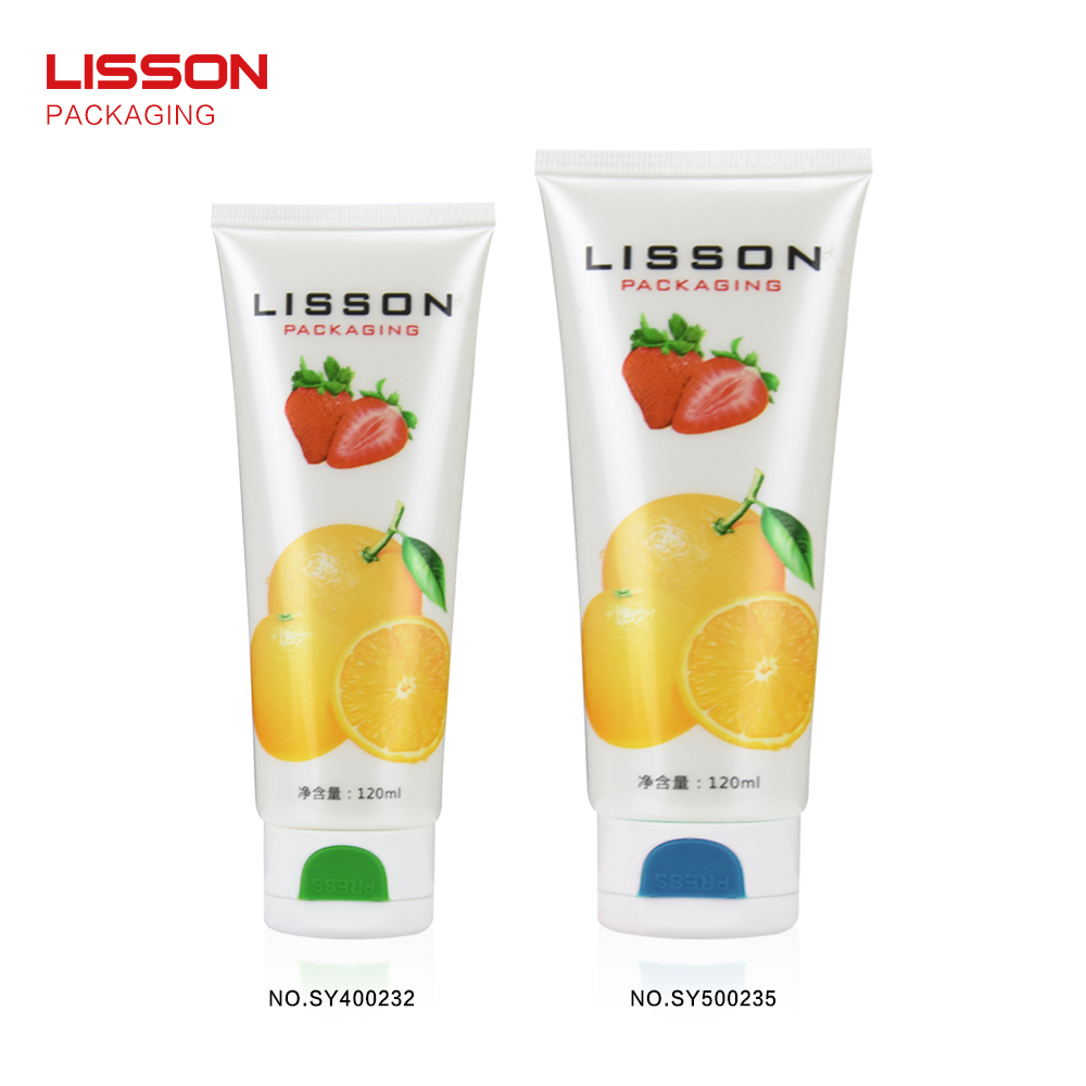 Lisson custom shape empty squeeze tube containers oval for packing 3