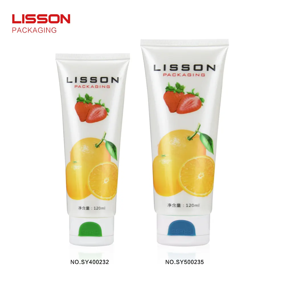 plastic lotion tubes screw for packing Lisson 3
