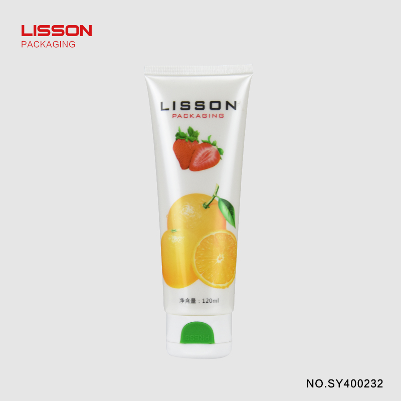 Lisson custom shape empty squeeze tube containers oval for packing 4