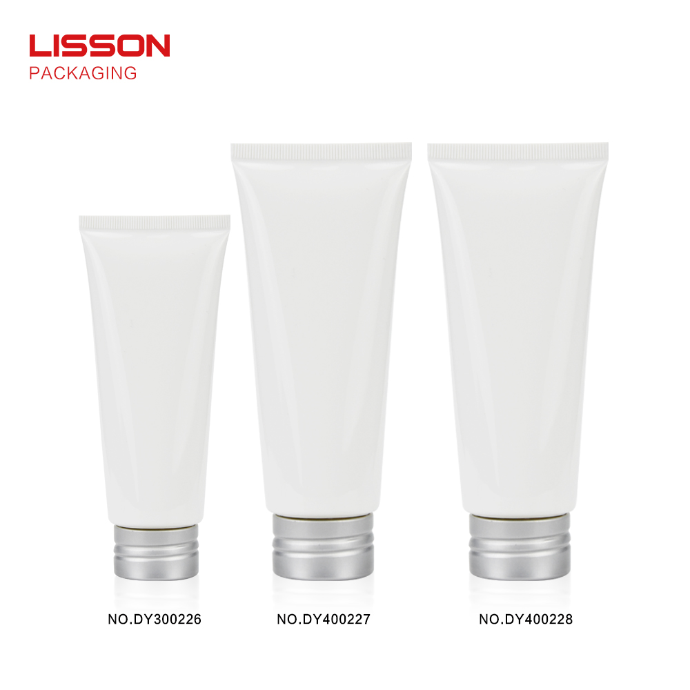 Lisson screw cap plastic tubes cosmetics free design for cleaner 2