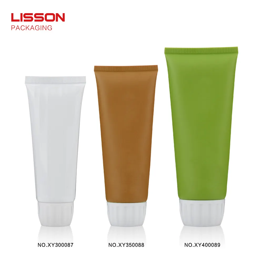 Lisson special shape plastic tubes with caps ODM for lotion 3