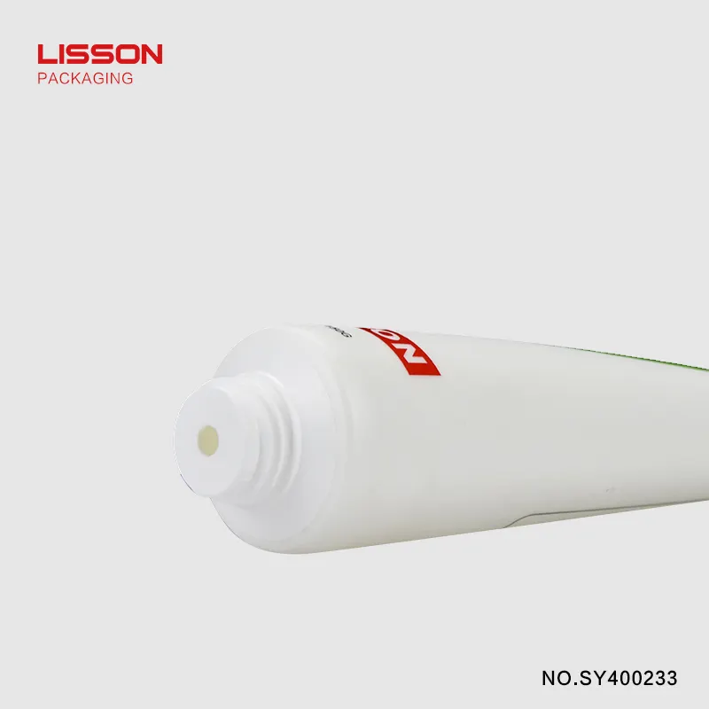 Lisson high quality cosmetic double colors cap tube wholesale for lip balm 7
