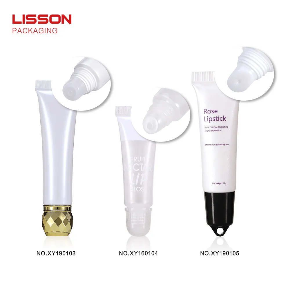 Lisson single roller lip gloss tube acrylic for packaging 3