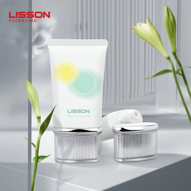 LISSON D40 Tabung Plastik Lipat Oval Tabung Tabir Surya Tabung Krim BB 1