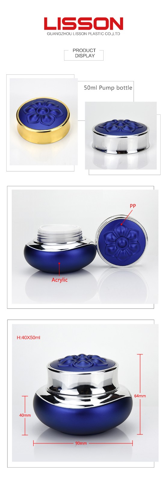 Lisson cheapest cosmetic packaging manufacturers free sample for wholesale 2