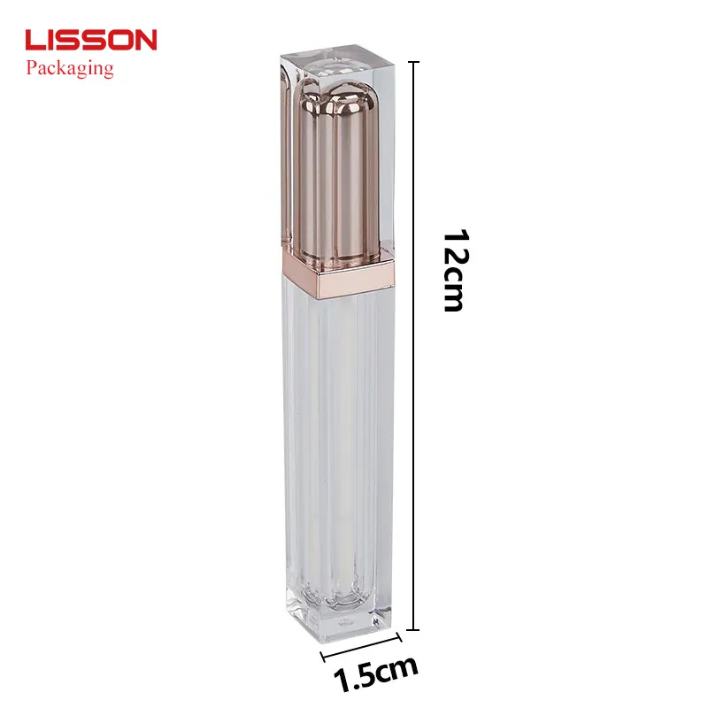 Lisson transparent wholesale lip gloss tubes at discount for cosmetic 4