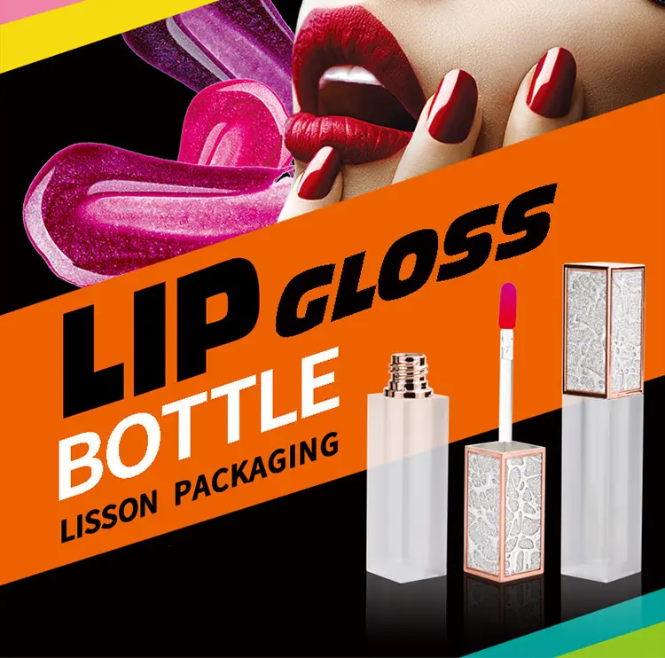 fast delivery lip gloss tubes with brush factory direct for cosmetic packing 3