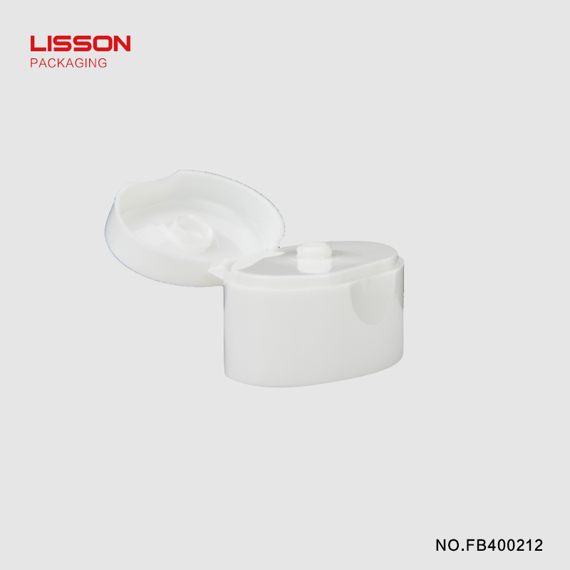 80ml Customized oval flat empty cosmetic cream tube with flip top cap 5