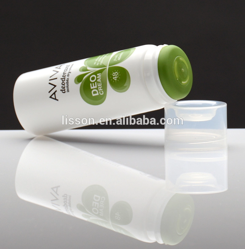 Tubo de embalaje popular para crema desodorante suave con cabezal de goma. 1