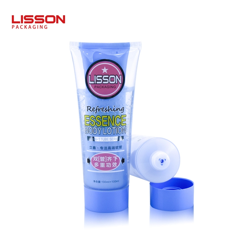 100ml wholesale empty eco-friendly dual chamber packaging tube for body lotion 1
