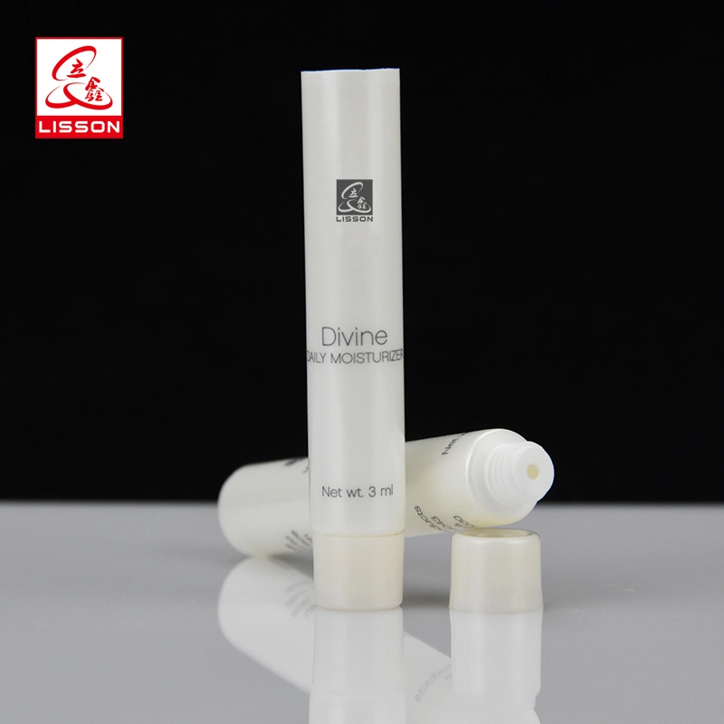 Tubo de ensayo cosmético vacío de plástico sin aire, con tapón de rosca, de 3 ml, 5 ml, 7 ml, 10 ml, 15 ml y 20 ml 1
