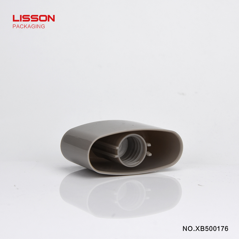 Custom printed oval sunscreen cosmetic tube