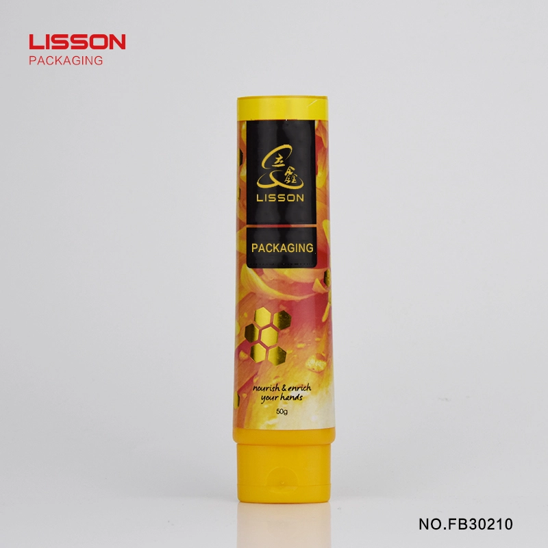 Tube d'emballage de crème solaire personnalisé vide de 50 ml avec bouchon à rabat 1