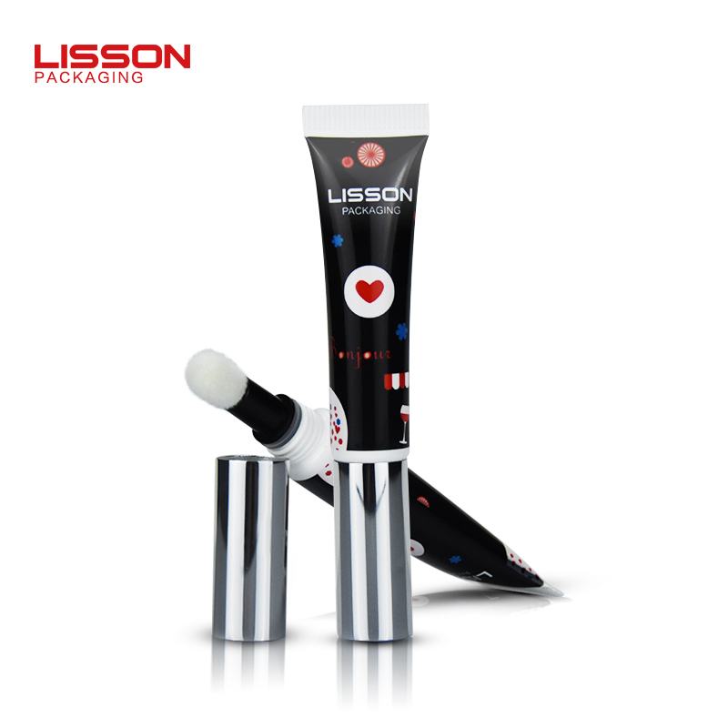 40mlwholesale cosmetic makeup BB cream packaging tube with pump applicator 4